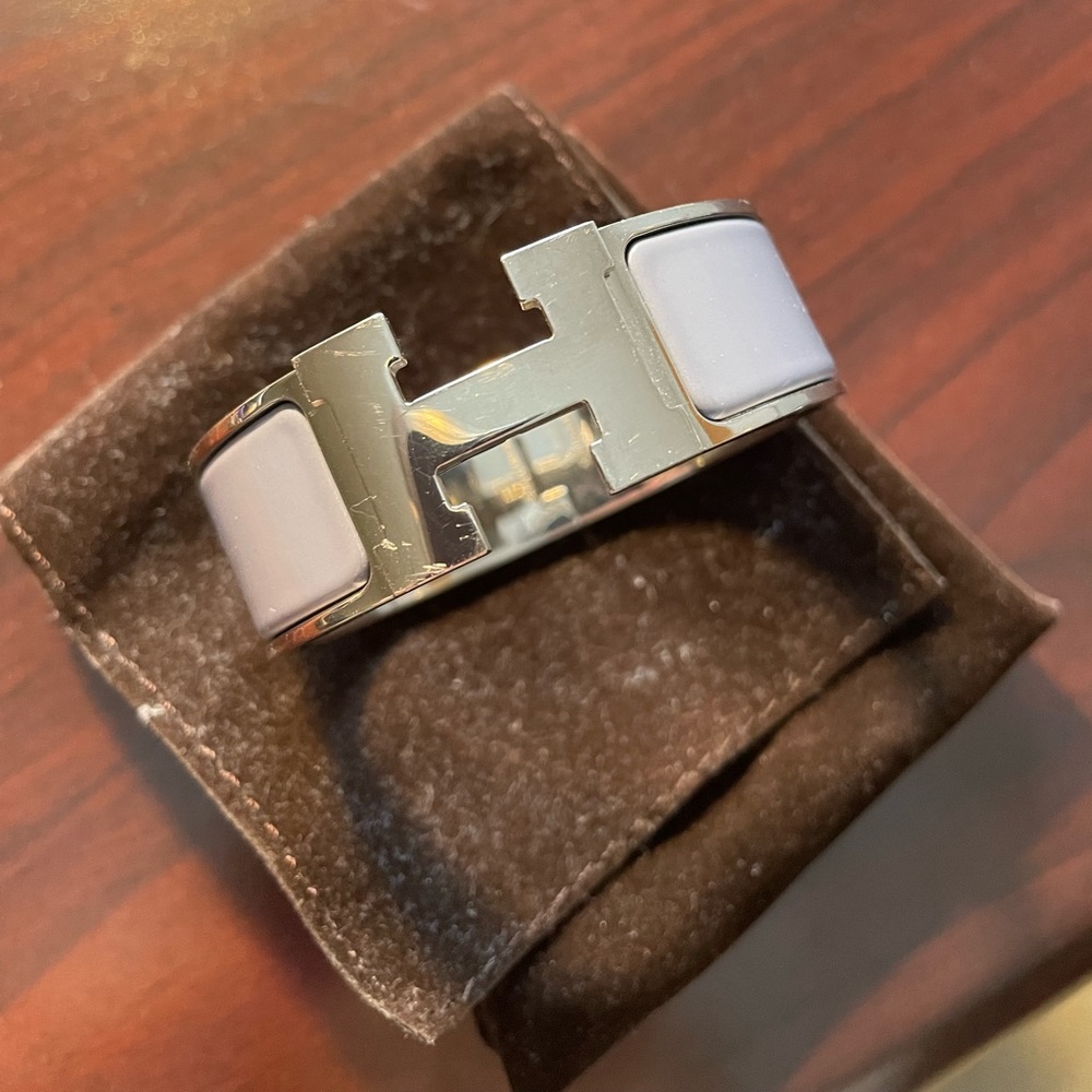 Hermes clic clac H bracelet.